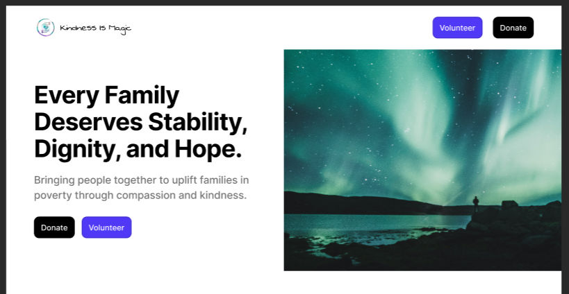 Kindness Is Magic website